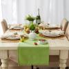 imageDII Everyday Collection Fringed Solid Tabletop Placemat Set Pumpkin Spice 6 PieceGreen