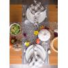 imageDII Everyday Collection Fringed Solid Tabletop Placemat Set Pumpkin Spice 6 PieceGrey