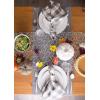 imageDII Everyday Collection Fringed Solid Tabletop Placemat Set Pumpkin Spice 6 PieceGrey