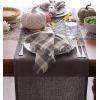 imageDII Everyday Collection Fringed Solid Tabletop Placemat Set Pumpkin Spice 6 PieceGrey
