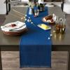 imageDII Everyday Collection Fringed Solid Tabletop Placemat Set Pumpkin Spice 6 PieceNavy