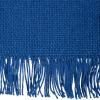 imageDII Everyday Collection Fringed Solid Tabletop Placemat Set Pumpkin Spice 6 PieceNavy