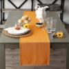 imageDII Everyday Collection Fringed Solid Tabletop Placemat Set Pumpkin Spice 6 PiecePumpkin Spice