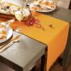 imageDII Everyday Collection Fringed Solid Tabletop Placemat Set Pumpkin Spice 6 PiecePumpkin Spice