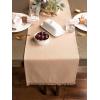imageDII Everyday Collection Fringed Solid Tabletop Placemat Set Pumpkin Spice 6 PieceStone Brown