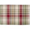 imageDII Fall ampamp Thanksgiving Dining Table Dcor Reusable Cotton Fabric Table Runner 13x36 Rustic Homespun PlaidPlacemat Set  13x19