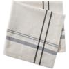 imageDII French Stripe Tabletop Collection Farmhouse Style Dining Table Linen Napkin Set 20x20 TaupeWhite 6 PieceTaupeBlack