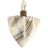 imageDII French Stripe Tabletop Collection Farmhouse Style Dining Table Linen Napkin Set 20x20 TaupeWhite 6 PieceTaupeGray