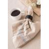 imageDII French Stripe Tabletop Collection Farmhouse Style Dining Table Linen Napkin Set 20x20 TaupeWhite 6 PieceTaupeGray