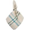 imageDII French Stripe Tabletop Collection Farmhouse Style Dining Table Linen Napkin Set 20x20 TaupeWhite 6 PieceTaupeTeal