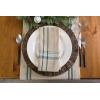 imageDII French Stripe Tabletop Collection Farmhouse Style Dining Table Linen Napkin Set 20x20 TaupeWhite 6 PieceTaupeTeal