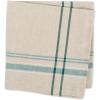 imageDII French Stripe Tabletop Collection Farmhouse Style Dining Table Linen Napkin Set 20x20 TaupeWhite 6 PieceTaupeTeal
