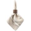 imageDII French Stripe Tabletop Collection Farmhouse Style Dining Table Linen Napkin Set 20x20 TaupeWhite 6 PieceTaupeWhite