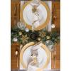 imageDII French Stripe Tabletop Collection Farmhouse Style Dining Table Linen Napkin Set 20x20 TaupeWhite 6 PieceTaupeWhite