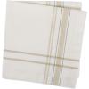 imageDII French Stripe Tabletop Collection Farmhouse Style Dining Table Linen Napkin Set 20x20 TaupeWhite 6 PieceWhite Chambray