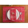 imageDII French Stripe Tabletop Collection Farmhouse Style Dining Table Linen Placemat Set 13x19 Blue Chambray 6 PieceRed Chambray