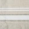 imageDII French Stripe Tabletop Collection Farmhouse Style Dining Table Linen Placemat Set 13x19 Blue Chambray 6 PieceTaupeWhite