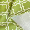 imageDII Green Lattice Outdoor Tabletop Collection Stain Resistant ampamp Waterproof 60quot Round wZipper Green84 x 60 Rectangular