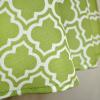 imageDII Green Lattice Outdoor Tabletop Collection Stain Resistant ampamp Waterproof 60quot Round wZipper Green84 x 60 Rectangular