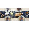 imageDII Handmade Chindi Tabletop Reversible and Machine Washable Placemat Set 13x19 NaturalBlue