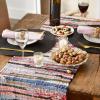 imageDII Handmade Chindi Tabletop Reversible and Machine Washable Placemat Set 13x19 NaturalMulticolor