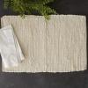 imageDII Handmade Chindi Tabletop Reversible and Machine Washable Placemat Set 13x19 NaturalNatural