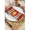imageDII Holiday Collection Christmas Plaid Tabletop Napkin Set Campfire20 x 20 Set of 6