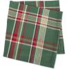 imageDII Holiday Kitchen and Table Dcor Christmas Cloth Square Napkin Set Dark Green Plaid 6 CountDark Green Plaid