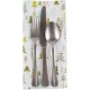 imageDII Holiday Kitchen and Table Dcor Christmas Cloth Square Napkin Set Dark Green Plaid 6 CountGreen Holiday Trees