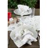 imageDII Holiday Kitchen and Table Dcor Christmas Cloth Square Napkin Set Dark Green Plaid 6 CountGreen Holiday Trees