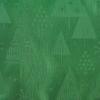 imageDII Holiday Kitchen and Table Dcor Christmas Cloth Square Napkin Set Dark Green Plaid 6 CountSolid Green Jacquard Holiday Trees