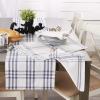 imageDII Home Sweet Farmhouse Plaid Tabletop Collection Placemat Set 13x19 French Stripe StoneBlue