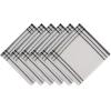 imageDII Home Sweet Farmhouse Plaid Tabletop Collection Placemat Set 13x19 French Stripe StoneFrench Stripe  Black