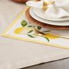 imageDII Lemon Bliss Tabletop Collection Napkin Set 6 PiecePlacemat Set