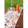 imageDII Outdoor Tabletop Collection Stain Resistant ampamp Waterproof Placemat Set Barbeque14 x 72