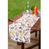 imageDII Outdoor Tabletop Collection Stain Resistant ampamp Waterproof Placemat Set Barbeque14 x 72