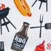 imageDII Outdoor Tabletop Collection Stain Resistant ampamp Waterproof Placemat Set Barbeque60 in round wZipper