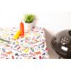 imageDII Outdoor Tabletop Collection Stain Resistant ampamp Waterproof Placemat Set Barbeque60 in round wZipper