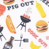 imageDII Outdoor Tabletop Collection Stain Resistant ampamp Waterproof Placemat Set Barbeque60 x 120