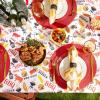 imageDII Outdoor Tabletop Collection Stain Resistant ampamp Waterproof Placemat Set Barbeque60 x 120