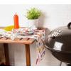 imageDII Outdoor Tabletop Collection Stain Resistant ampamp Waterproof Placemat Set BarbequeNapkin Set