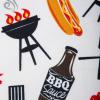 imageDII Outdoor Tabletop Collection Stain Resistant ampamp Waterproof Placemat Set BarbequePlacemat Set