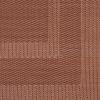 imageDII PVC Tabletop Collection Woven IndoorOutdoor Round Placemat Set 1375quot Nautical Blue 6 PieceCinnamon