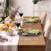 imageDII PVC Tabletop Collection Woven IndoorOutdoor Round Placemat Set 1375quot Nautical Blue 6 PieceGray