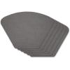 imageDII PVC Tabletop Collection Woven IndoorOutdoor Round Placemat Set 1375quot Nautical Blue 6 PieceGray