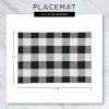 imageDII PVC Tabletop Collection Woven IndoorOutdoor Round Placemat Set 1375quot Nautical Blue 6 PieceGray