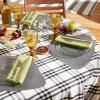 imageDII PVC Tabletop Collection Woven IndoorOutdoor Round Placemat Set 1375quot Nautical Blue 6 PieceGray