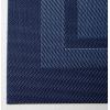 imageDII PVC Tabletop Collection Woven IndoorOutdoor Round Placemat Set 1375quot Nautical Blue 6 PieceNautical Blue