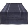 imageDII PVC Tabletop Collection Woven IndoorOutdoor Round Placemat Set 1375quot Nautical Blue 6 PieceStonewash Blue