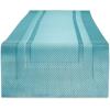 imageDII PVC Tabletop Collection Woven IndoorOutdoor Round Placemat Set 1375quot Nautical Blue 6 PieceTeal